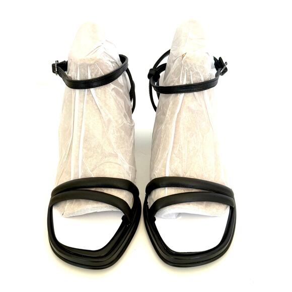 Circus Ny by Sam Edelman Holly Block Heel Sandals Size 10M Black NWT and Box - Picture 3 of 8